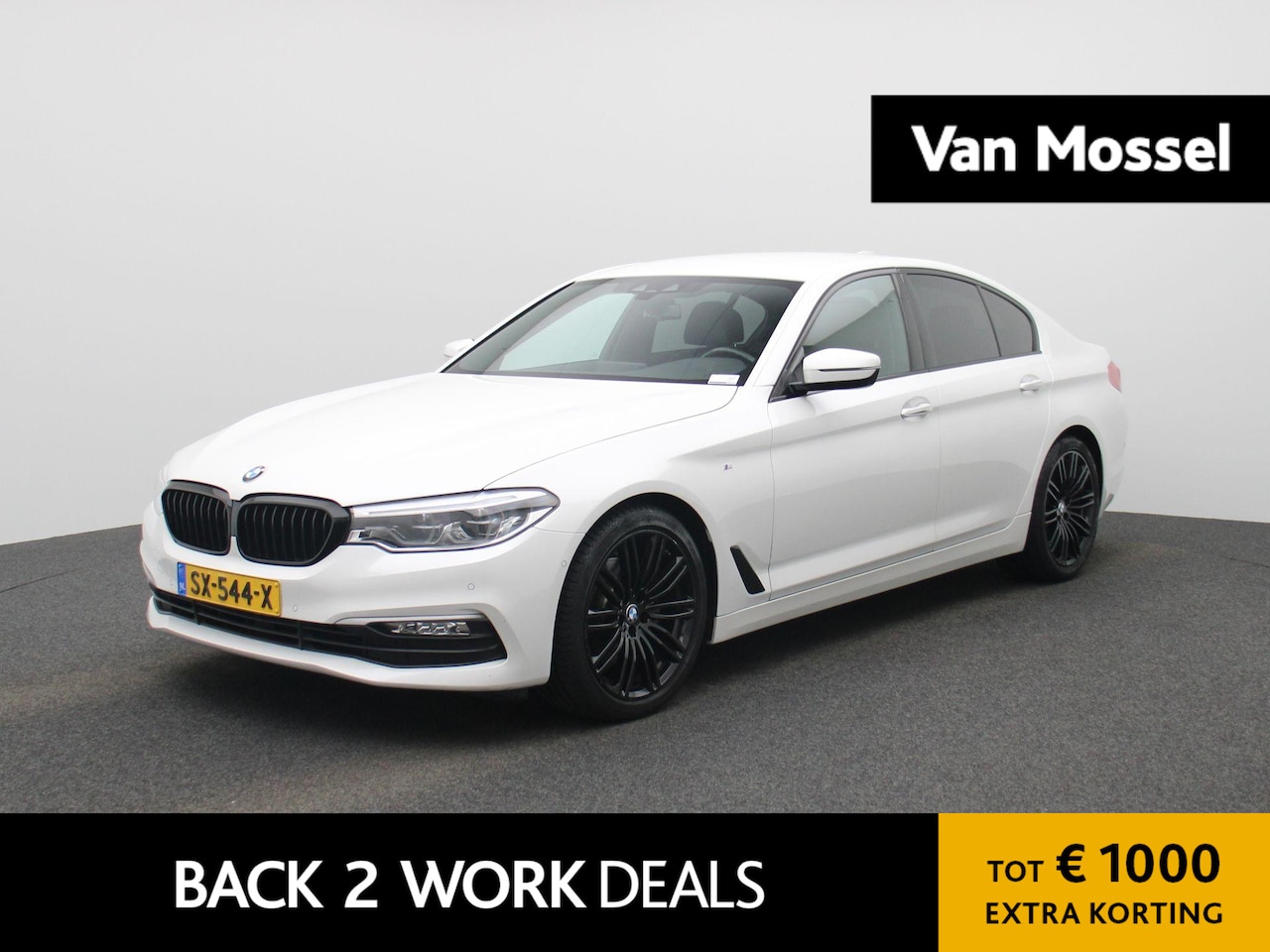 BMW 5-serie - 520i High Executive | LEDER | MEMORY STOEL | CAMERA | NAVIGATIE | STOELVERWARMING - AutoWereld.nl