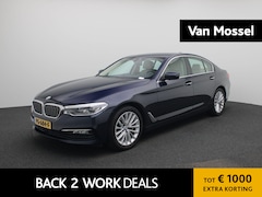 BMW 5-serie - 530i High Executive | Achteruitrijcamera | Parkeersensoren | Stoelverwarming | Lederen Bek