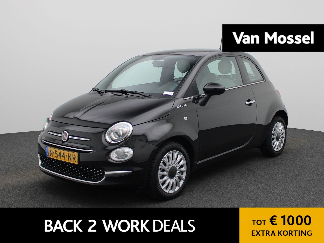Fiat 500 - 1.0 Hybrid Dolcevita | Apple/Android Play | Cruise | DAB | Panorama Dak | PDC | 12 Maand B - AutoWereld.nl