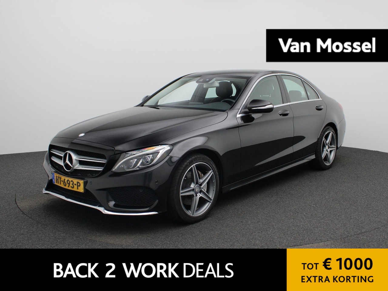 Mercedes-Benz C-klasse - 200 | Climate Control | Half-Lederen Bekleding | Lichtmetalen Velgen | - AutoWereld.nl