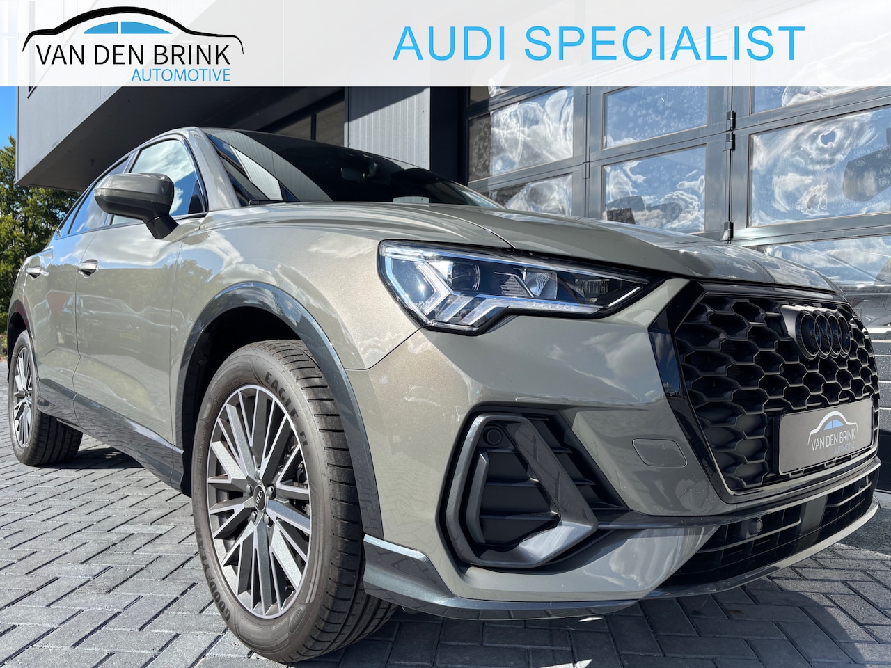 Audi Q3 Sportback - 35 TFSI S-Line Pano Chronos grey - AutoWereld.nl