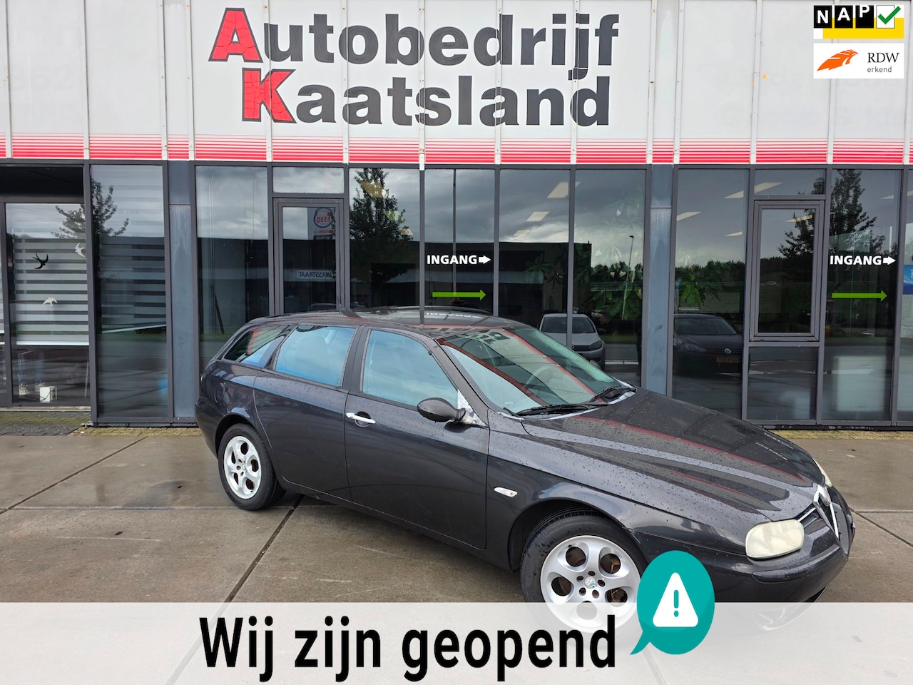 Alfa Romeo 156 Sportwagon - 1.8 T.Spark Impression - Leer - Airco - Nieuwe Apk - - AutoWereld.nl