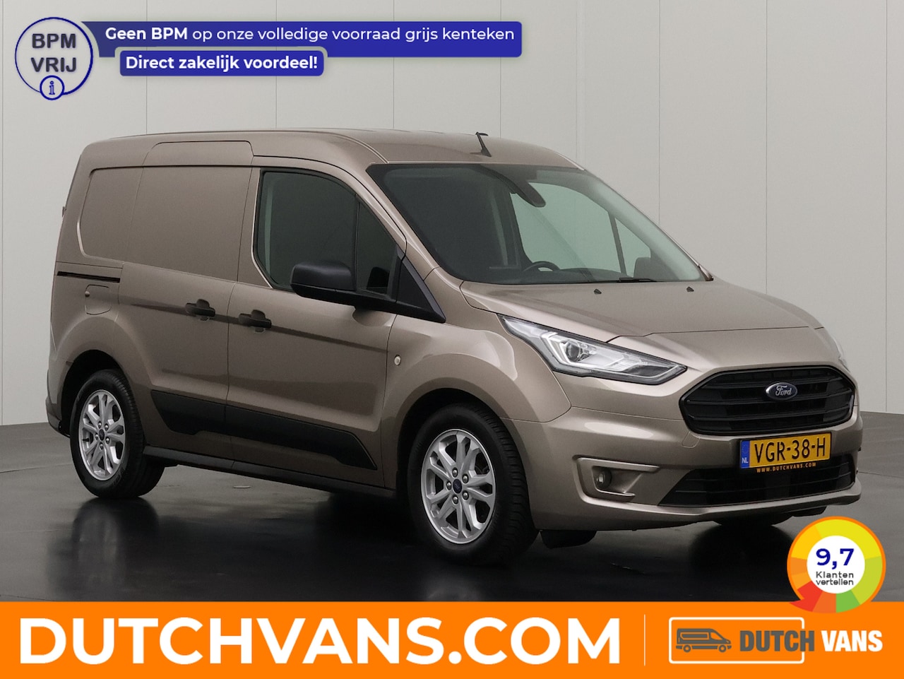 Ford Transit Connect - 1.5EcoBlue 120PK Automaat | 3-Zits | Navigatie | Camera | Trekhaak - AutoWereld.nl