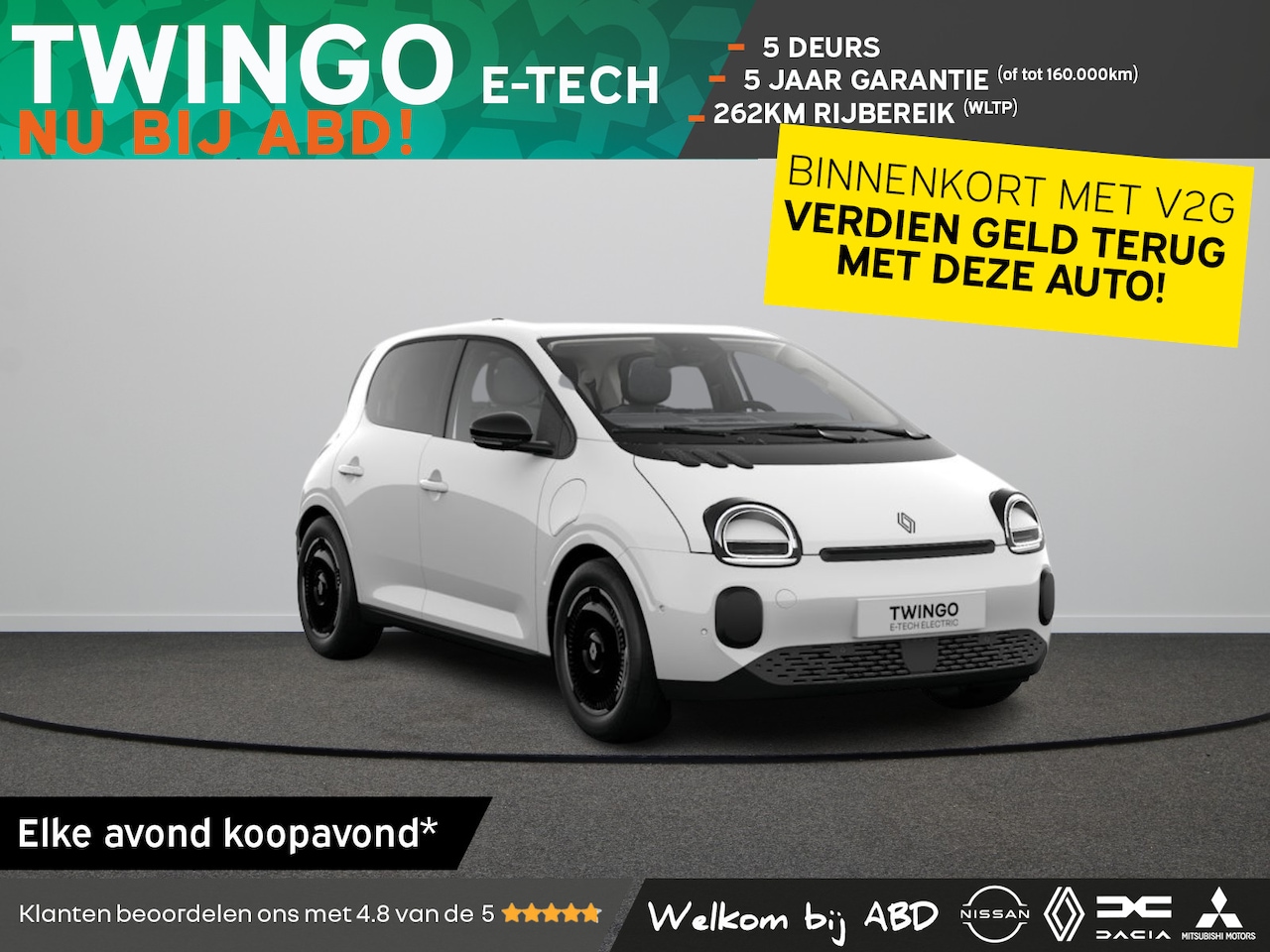 Renault Twingo - Techno Urban range | Achteruitrijcamera | LED-achterlichten | LED-dagrijverlichting met sp - AutoWereld.nl
