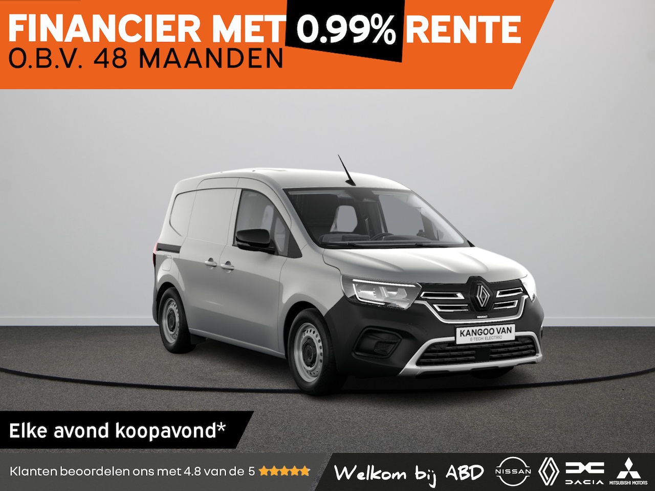 Renault Kangoo - Extra 44 kWh | Achteruitrijcamera | Easy & Safe driving pack (incl. EASY LINK navigatiesys - AutoWereld.nl