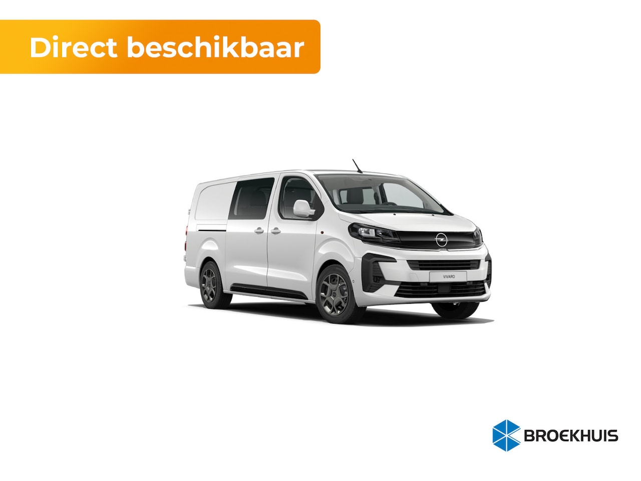 Opel Vivaro - Standaard - Dubbele Cabine | Elektrisch bedienbare en verwarmde buitenspiegels | LED dagri - AutoWereld.nl