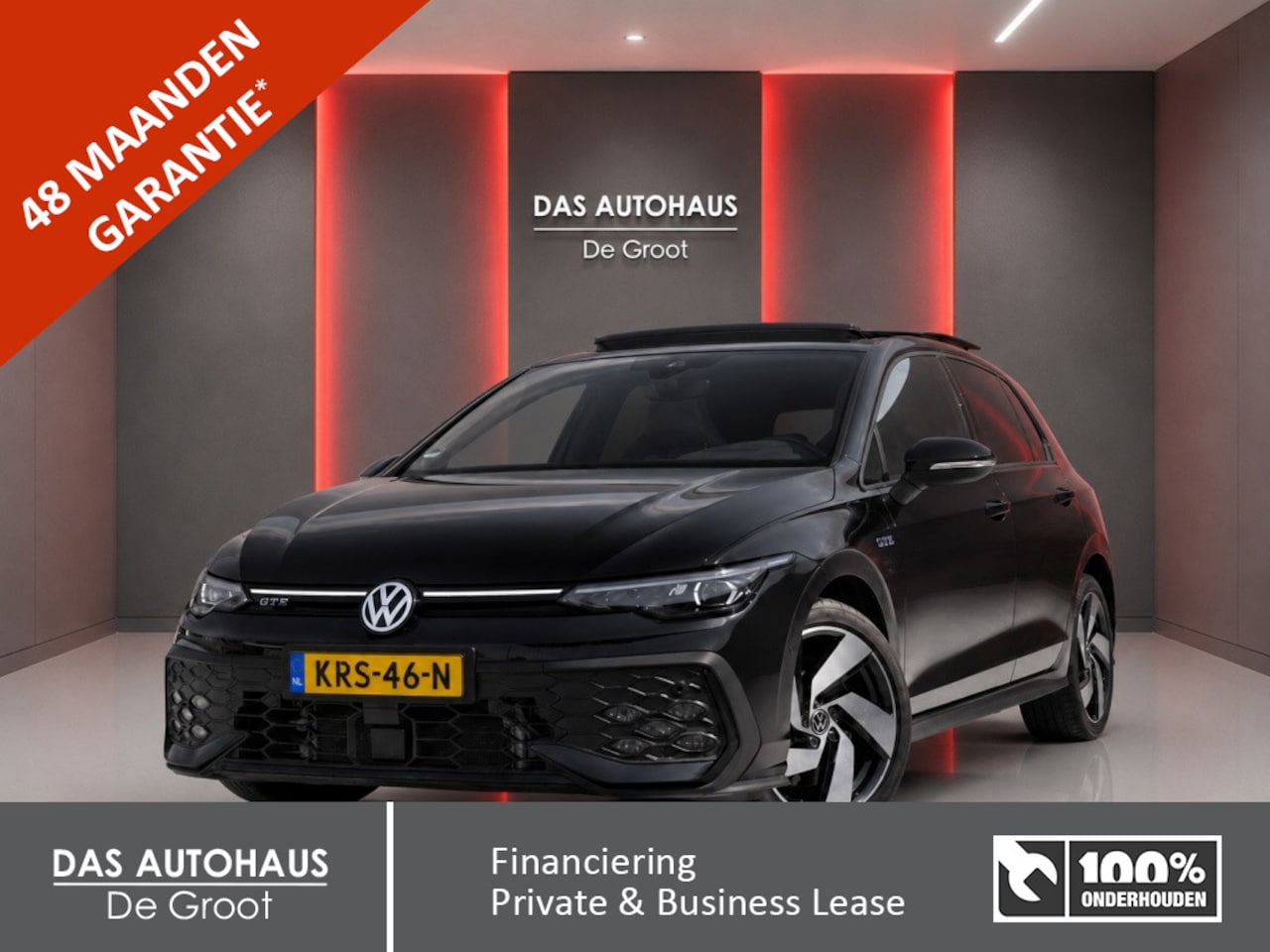 Volkswagen Golf - 1.5 eHybrid 272pk GTE Black Style | Leer | Pano | 360 Camera - AutoWereld.nl