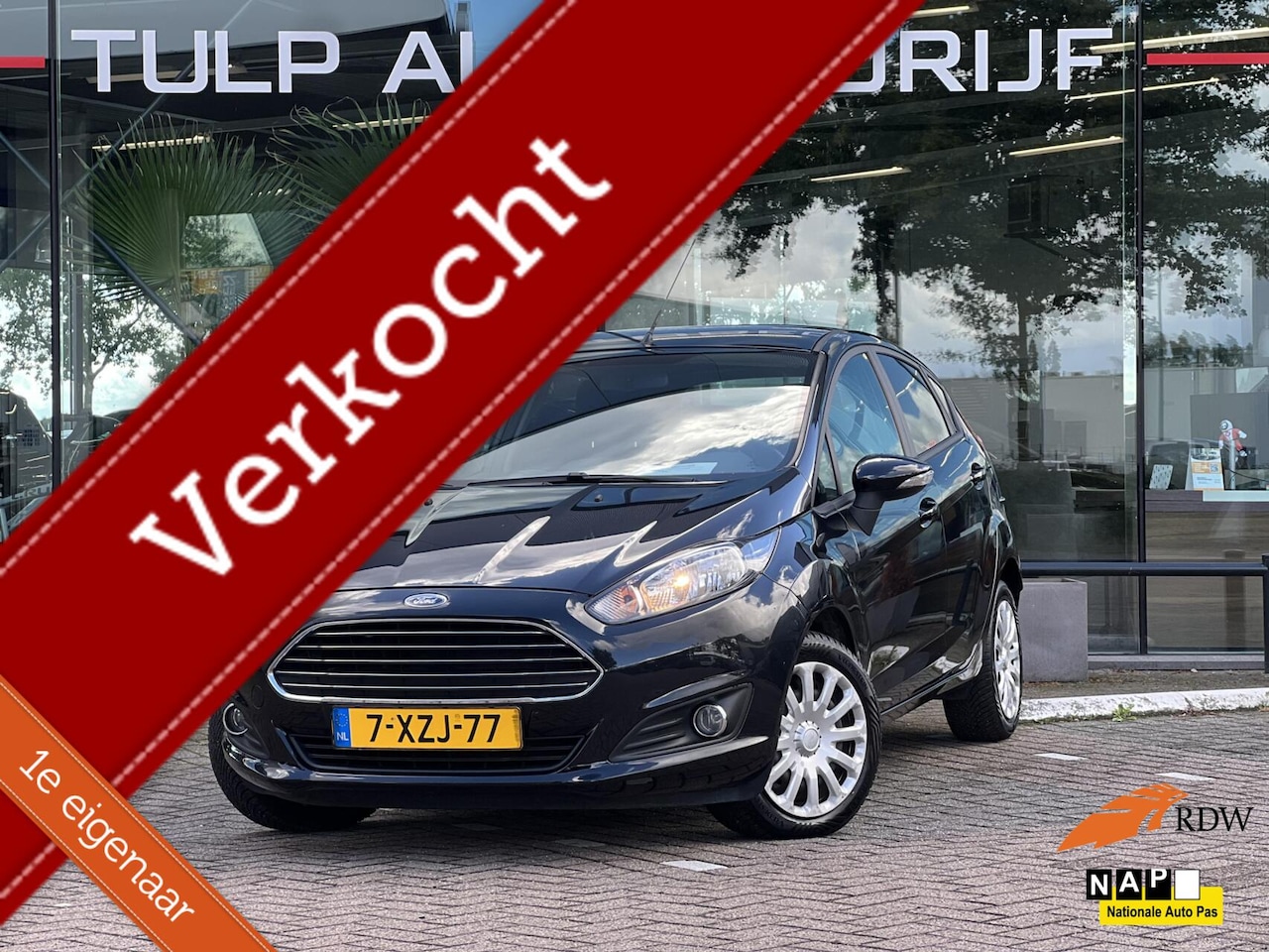 Ford Fiesta - 1.0 Style 5 Deurs Airco Navi Bluetooth Topstaat! - AutoWereld.nl