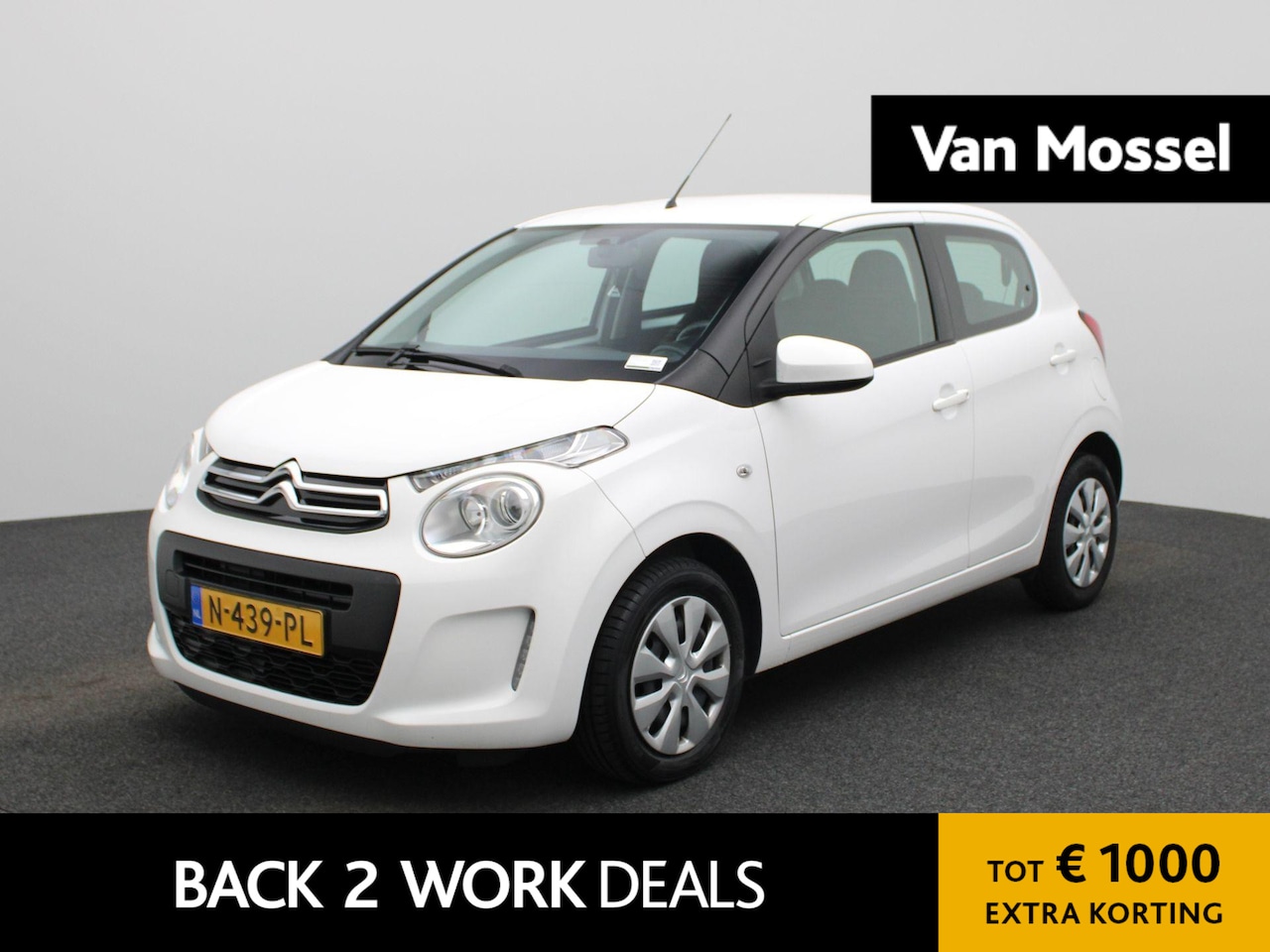 Citroën C1 - 1.0 VTi Feel | AIRCO | BLUETOOTH | 5-DEURS | MULTIFUNCTIONEEL STUURWIEL | - AutoWereld.nl