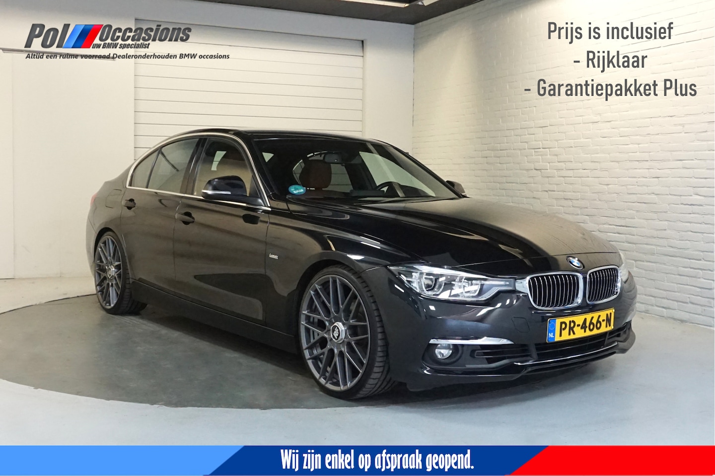 BMW 3-serie - 320i High Exec Uniek! | AIRRIDE | Automaat | Sportinter | Lowrider - AutoWereld.nl