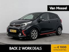 Kia Picanto - 1.2 CVVT GT-Line | Cruise Control | Achteruitrijcamera | Stoel + Stuurverwarming | Lederen