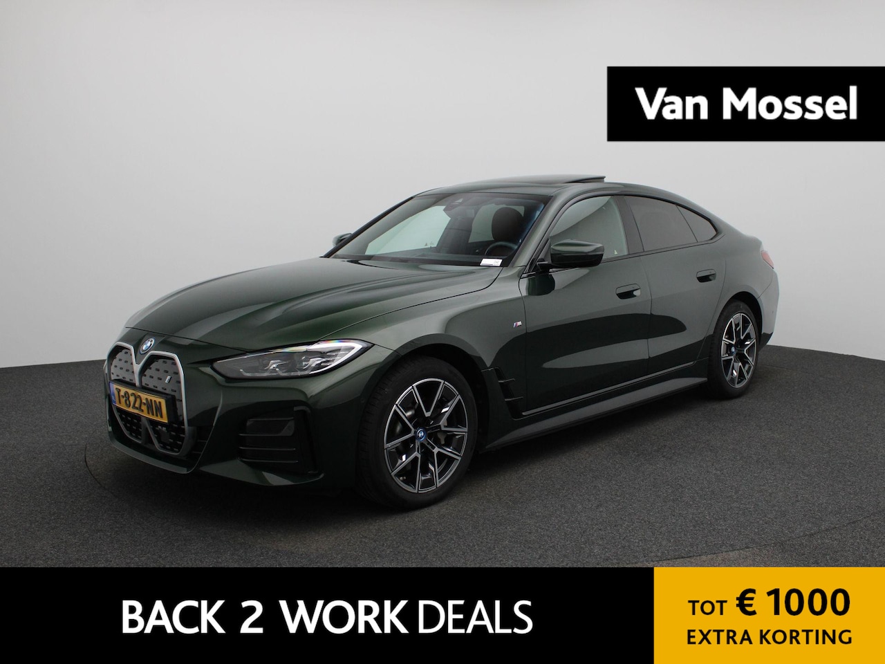 BMW i4 - eDrive40 High Executive 84 kWh M-PAKKET | STOEL KOELING EN VERWARMING | PANORAMADAK | ADEP - AutoWereld.nl
