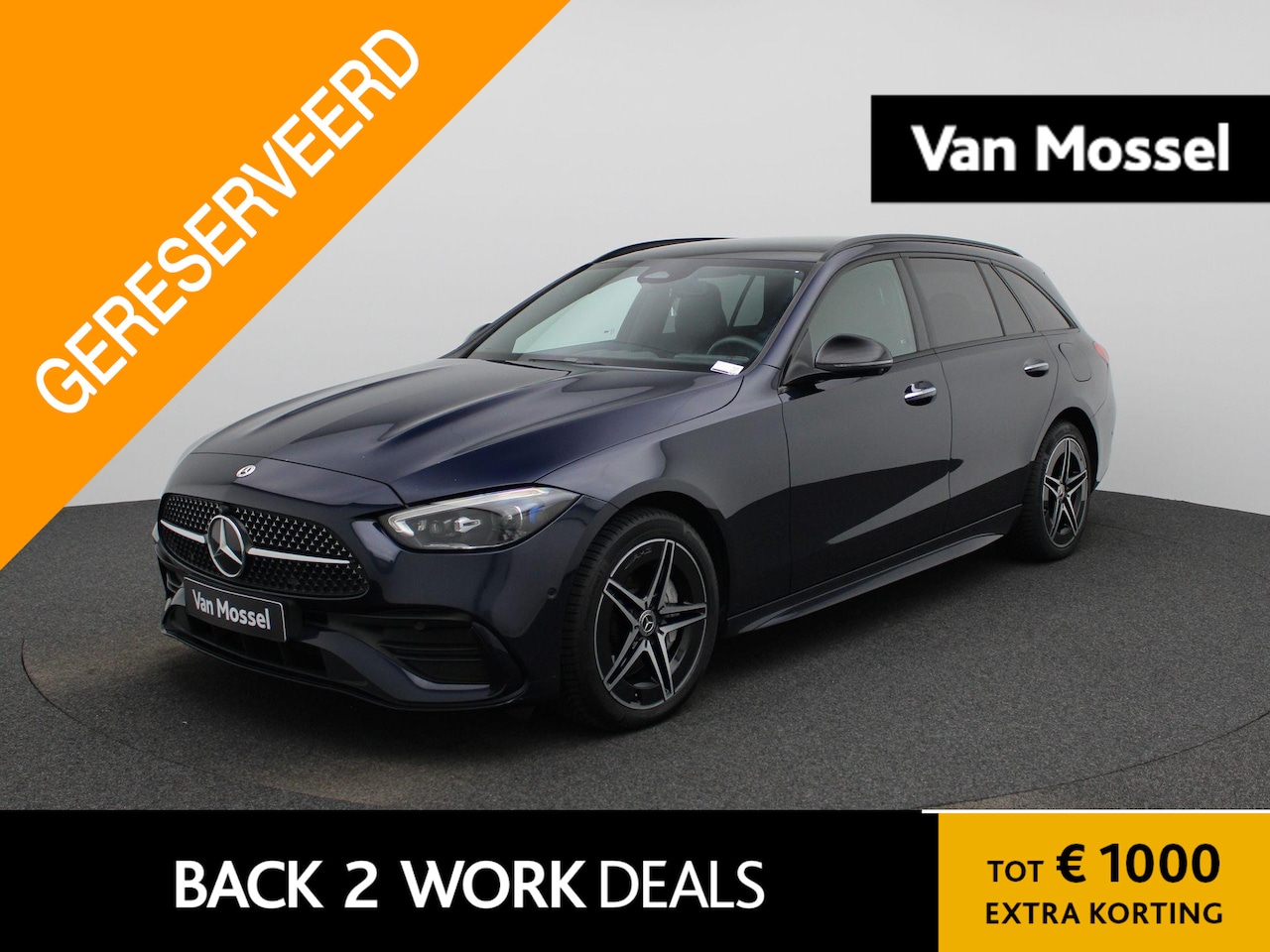 Mercedes-Benz C-klasse Estate - 300 e AMG Line | Automaat | Apple Carplay / Android Auto | Panoramadak | Sfeerverlichting - AutoWereld.nl