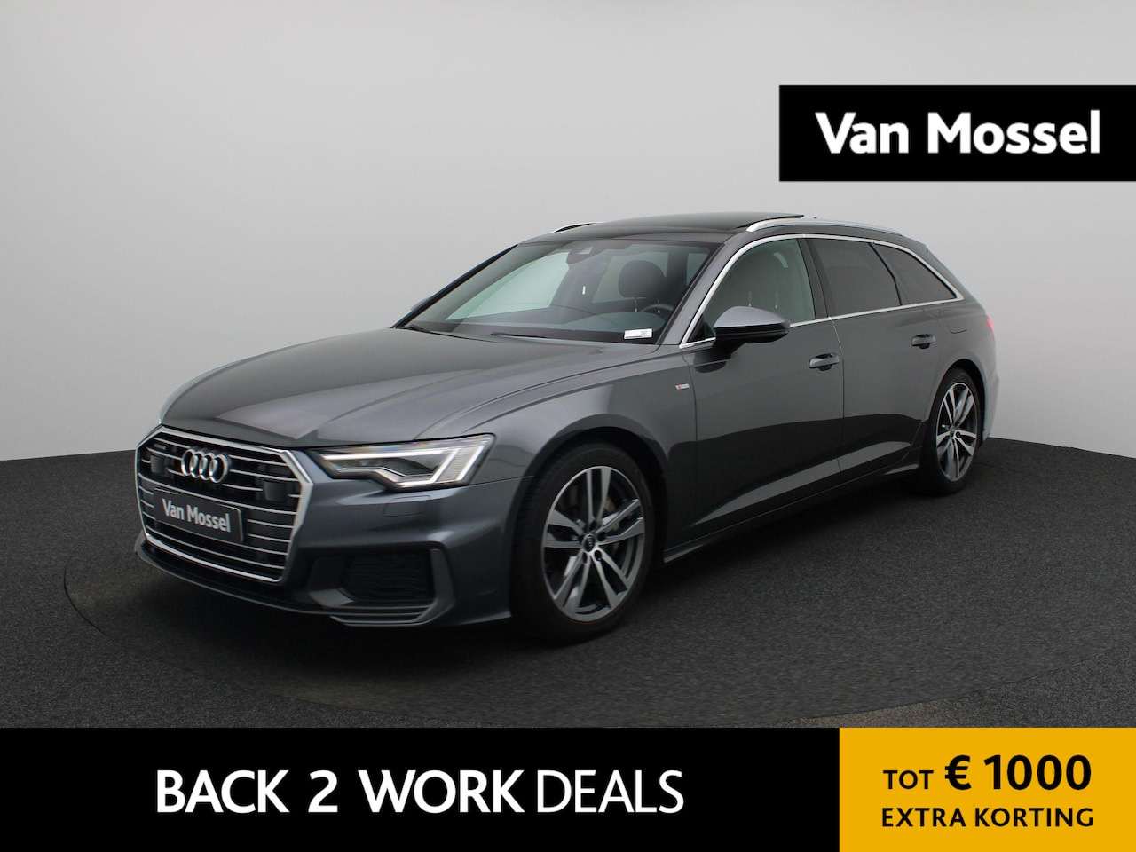 Audi A6 Avant - Advanced 50 TFSI e S tronic Quattro S-Line | Automaat | 300PK | 3X S-Line | Panoramadak | - AutoWereld.nl