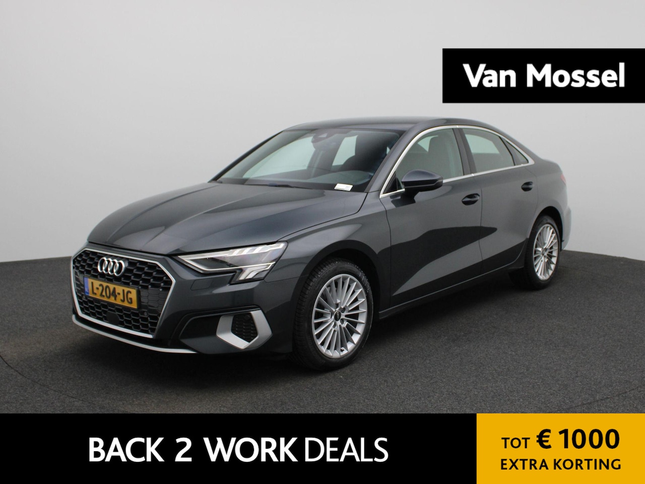 Audi A3 Limousine - 30 TFSI Business edition AUTOMAAT | SPORTSTOELEN | NAVIGATIE | VIRTUEEL | LMV | DAB | LED - AutoWereld.nl