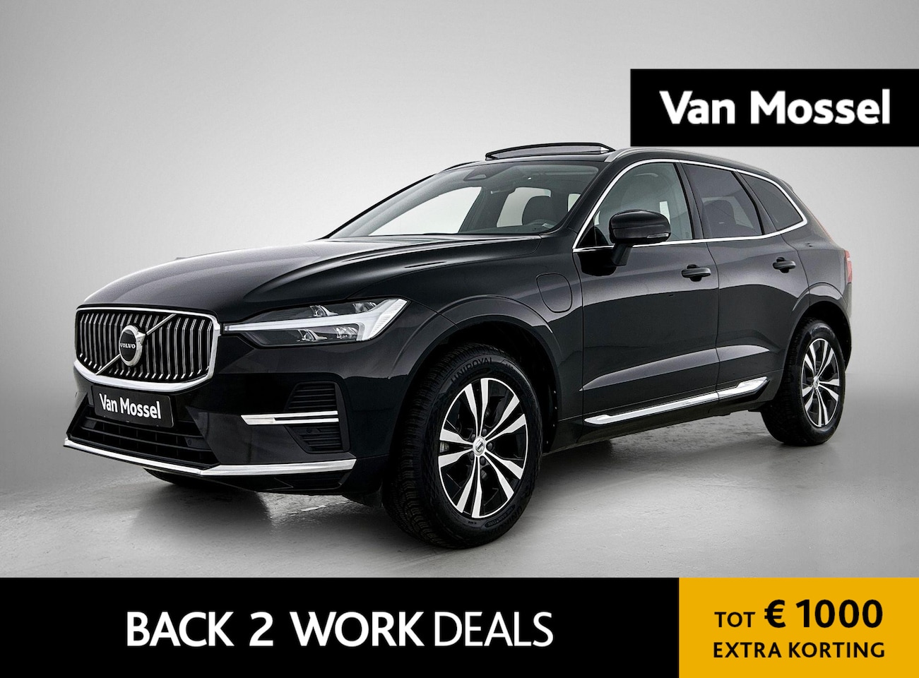Volvo XC60 - T6 PHEV 4x4 Essential Aut. | PANORAMADAK | ACHTERUITRIJCAMERA | LEDER | APPLE CARPLAY - AN - AutoWereld.nl