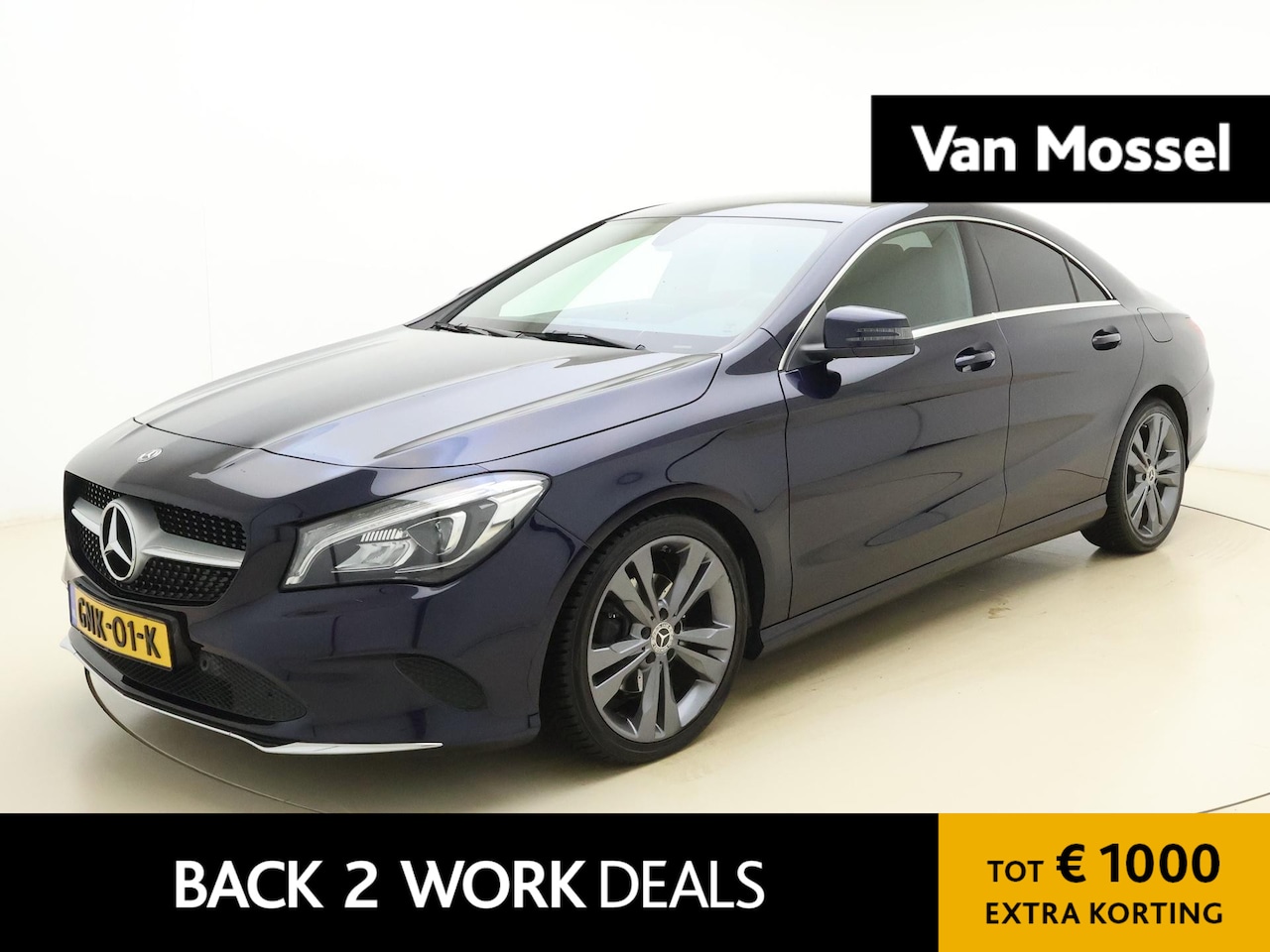 Mercedes-Benz CLA-Klasse - 180 d Business Solution | Navigatie | Stoelverwarming | Airco | Privacy Glass | Lichtmetal - AutoWereld.nl