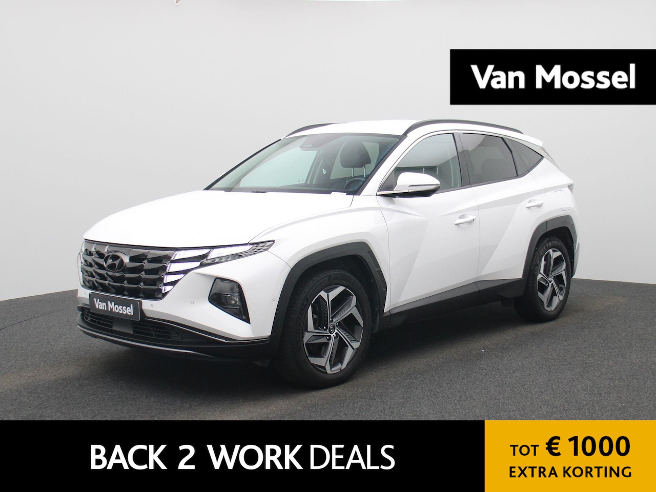 Hyundai Tucson - 1.6 T-GDI PHEV Premium 4WD | LMV | Automaat| Navigatie | Leder | Stoel/Stuur verwarming | - AutoWereld.nl