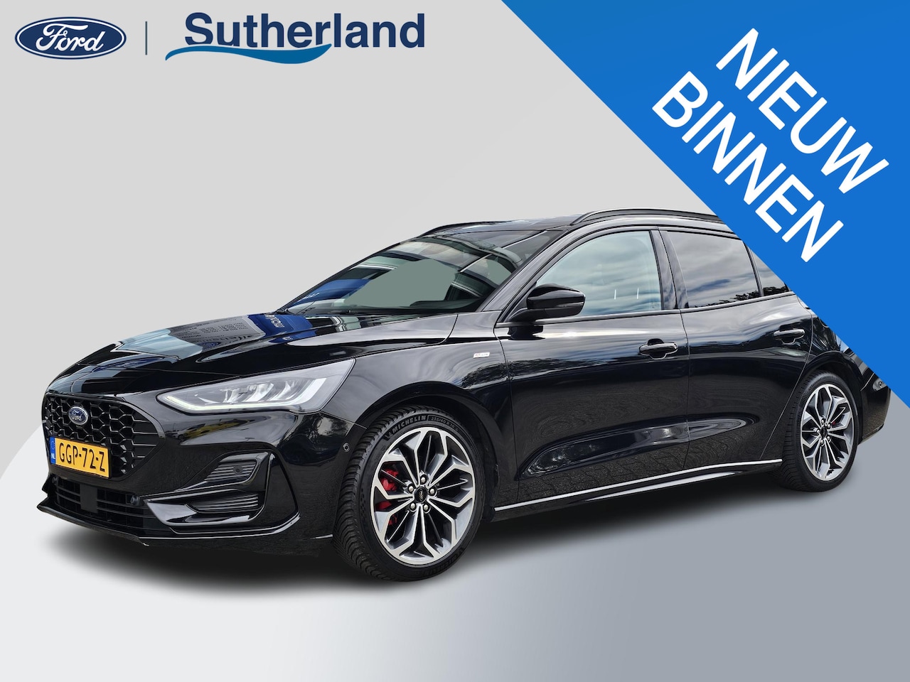 Ford Focus Wagon - 1.0 EcoBoost Hybrid ST Line X | 155pk | Trekhaak | 18 inch | Bang&Olufsen | Adaptive cruis - AutoWereld.nl