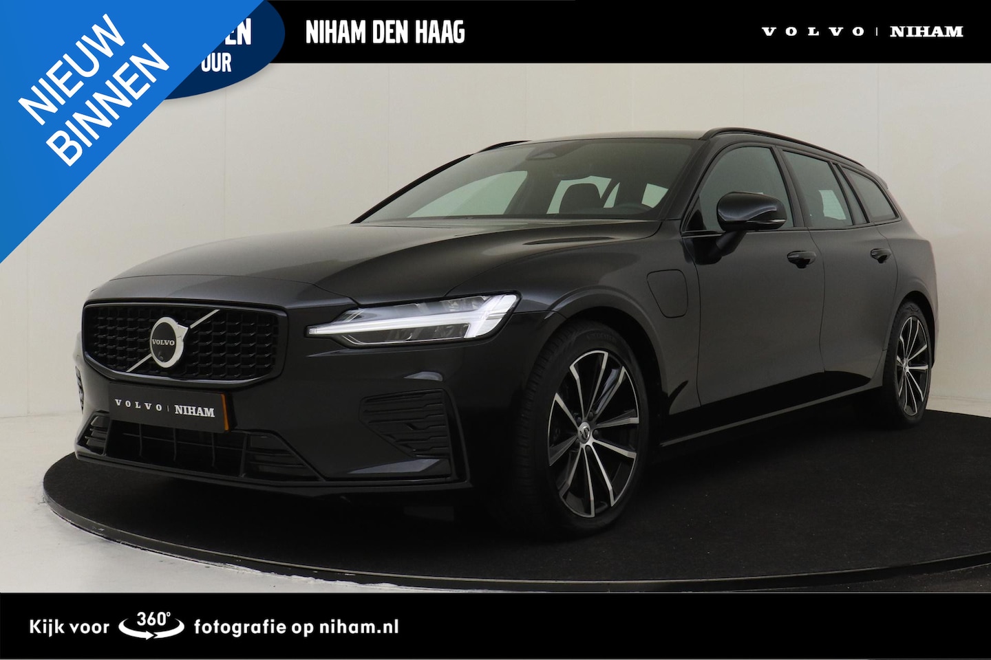Volvo V60 - T6 PLUG-IN HYBRID AWD PLUS DARK -HARMAN/KARDON|360°CAM|SPORTSTOELEN|BLIS|TREKHAAK|POWER-SE - AutoWereld.nl