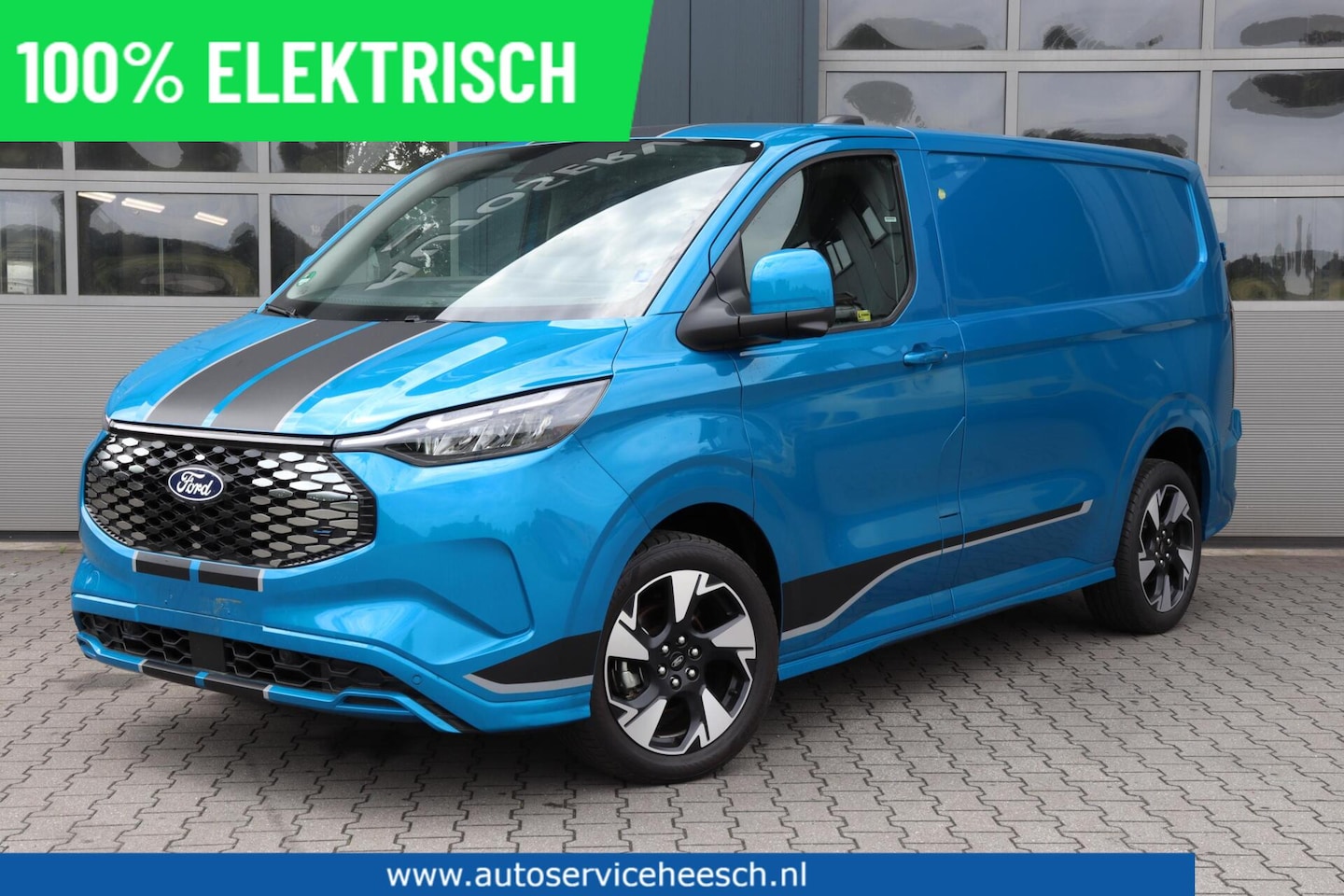 Ford Transit Custom - E-Transit L1H1 SPORT 65 kWh l ELEK. SCHUIFDEUR l B&O SOUND l PRO POWER l FULL OPTION! - AutoWereld.nl