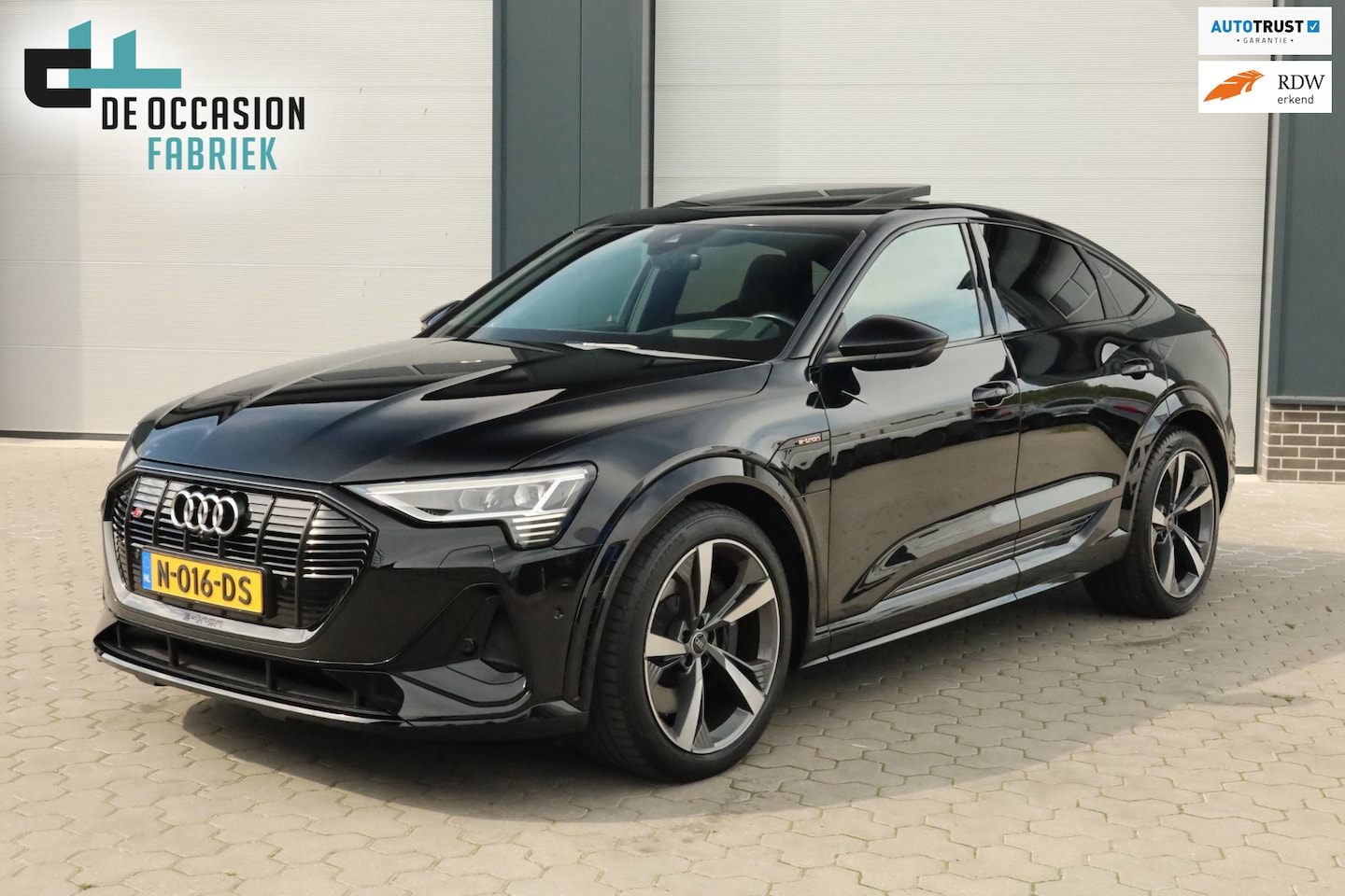 Audi e-tron Sportback - S quattro 95 kWh 503pk B&O Pano Adaptief Camera Keyless - AutoWereld.nl