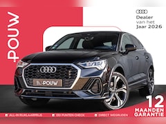 Audi Q3 Sportback - 45 TFSIe 245pk PHEV S Edition | SoH 91% | Trekhaak | Achteruitrijcamera | Ambiance Verlich