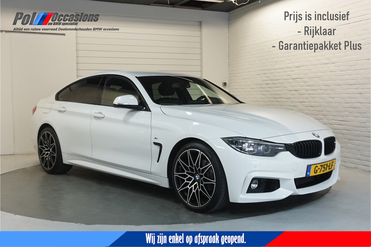 BMW 4-serie Gran Coupé - 418i High Exec M-Pakket | Navig | Dealerauto | Sportinter | - AutoWereld.nl