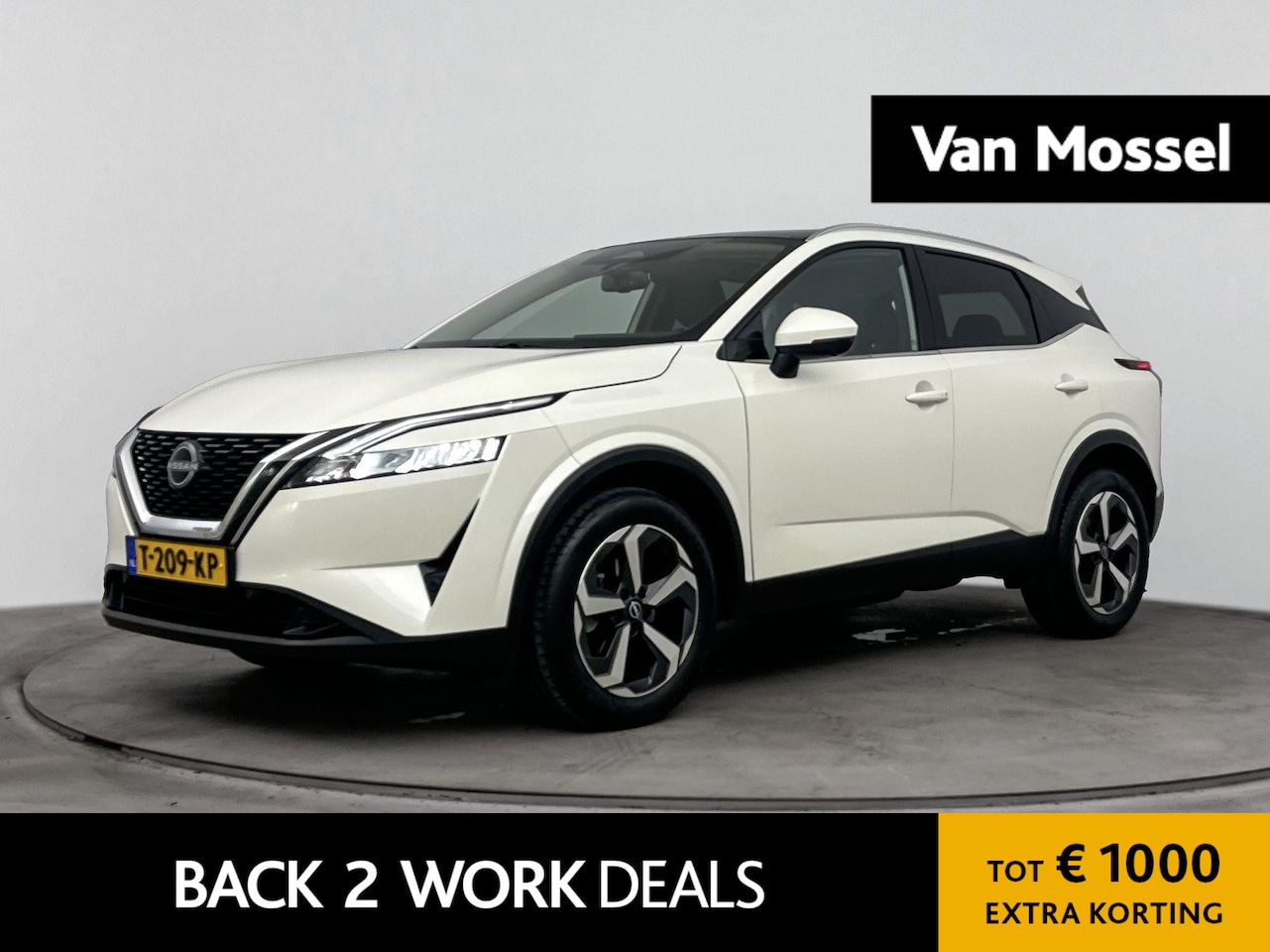 Nissan Qashqai - 1.3 MHEV Xtronic N-Connecta | PANORAMADAK | 360 CAMERA | DIGITAAL DASHBOARD | DODEHOEK DET - AutoWereld.nl