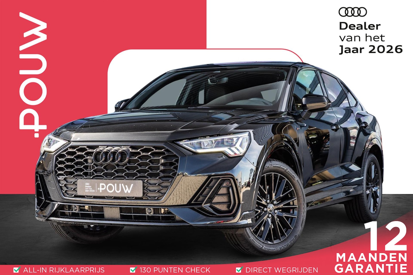 Audi Q3 Sportback - 45 TFSIe 245pk PHEV S Edition | SoH 100% | Trekhaak | Panoramadak | Stoelverwarming | Acht - AutoWereld.nl