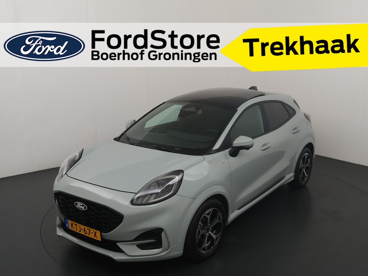 Ford Puma - EcoBoost 125 pk Hybrid ST-Line | Trekhaak | Winter Pack | Adapt. Cruise | Pano | Full LED - AutoWereld.nl