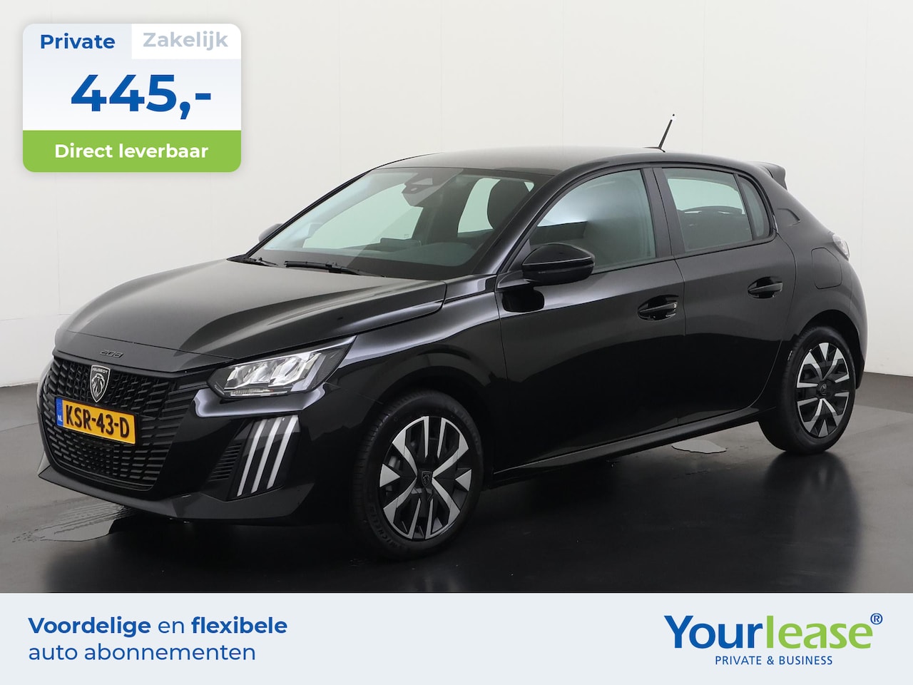 Peugeot 208 - 1.2 Hybrid 110 e-DCS6 Business | All-in 445,- Private Lease | Direct uit voorraad - AutoWereld.nl