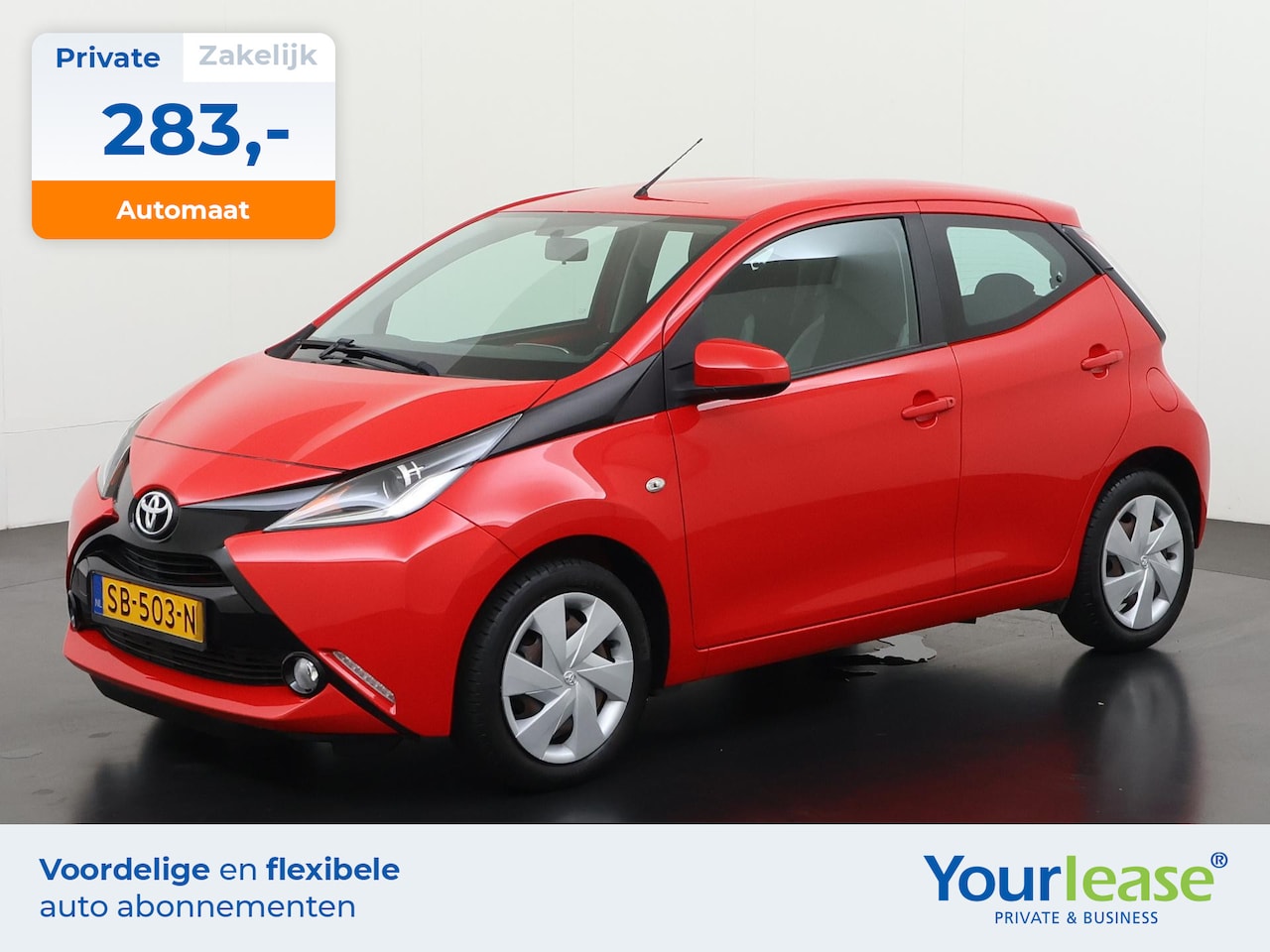 Toyota Aygo - 1.0 VVT-i x-play Automaat | All-in 283,- Private Lease | Direct uit voorraad - AutoWereld.nl