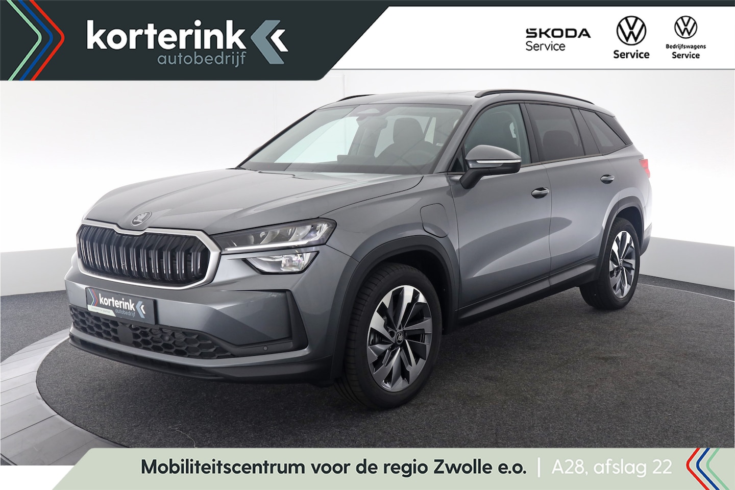 Skoda Kodiaq - 1.5 TSI PHEV Business Edition 204PK DSG Pano-Schuifdak, Trekhaak, 19` LM Velgen, Stoelverw - AutoWereld.nl