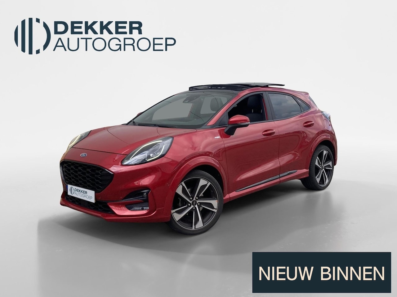 Ford Puma - 1.0 EcoBoost Hybrid 155 pk ST-Line X Panoramadak - Winter Pack, Elektrische achterklep - B - AutoWereld.nl