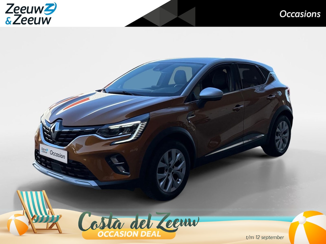 Renault Captur - 1.3 TCe 130 Intens | Automaat | Trekhaak | Rondom camera | Navigatie | Apple Carplay/Andro - AutoWereld.nl