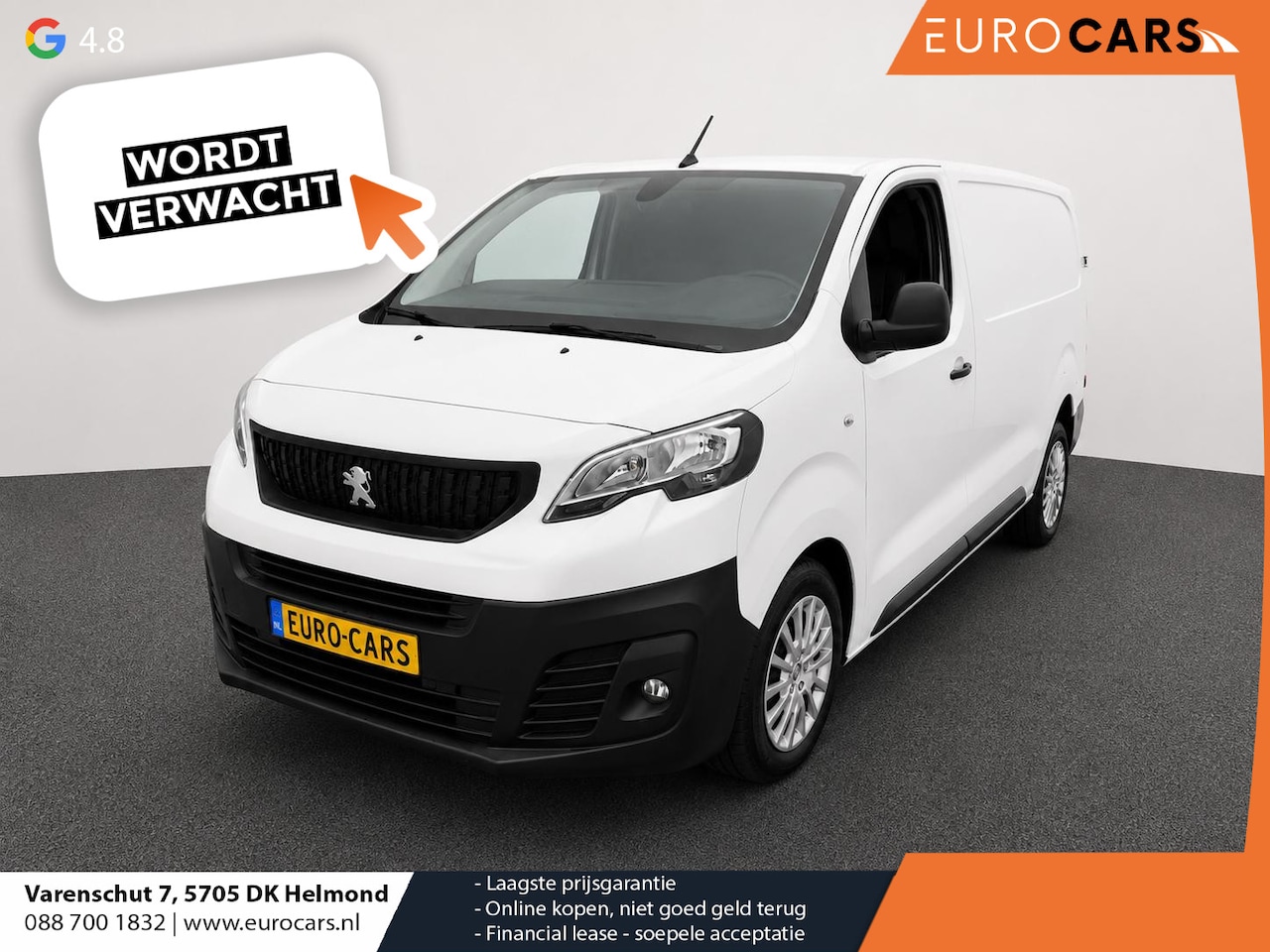 Peugeot Expert - 2.0 BlueHDi 145pk Aut. Long Automaat 3 Zits Airco Cruise PDC Navi Carplay Multistuur - AutoWereld.nl
