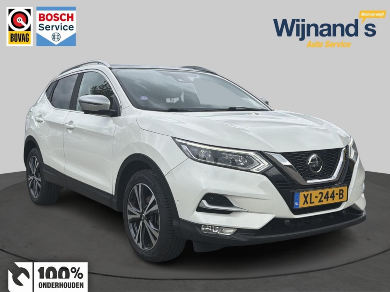 Nissan Qashqai - 1.3DIG-T Tekna + | Pano | Leer | 360gr camera | Trekhaak | Stoelverw. - AutoWereld.nl