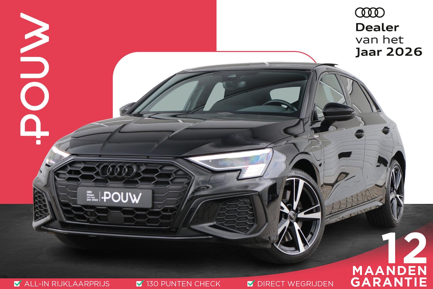 Audi A3 Sportback - 45 TFSIe 245pk S edition Competition | Panoramadak | Matrix LED | Adaptive cruise | Stoelv - AutoWereld.nl