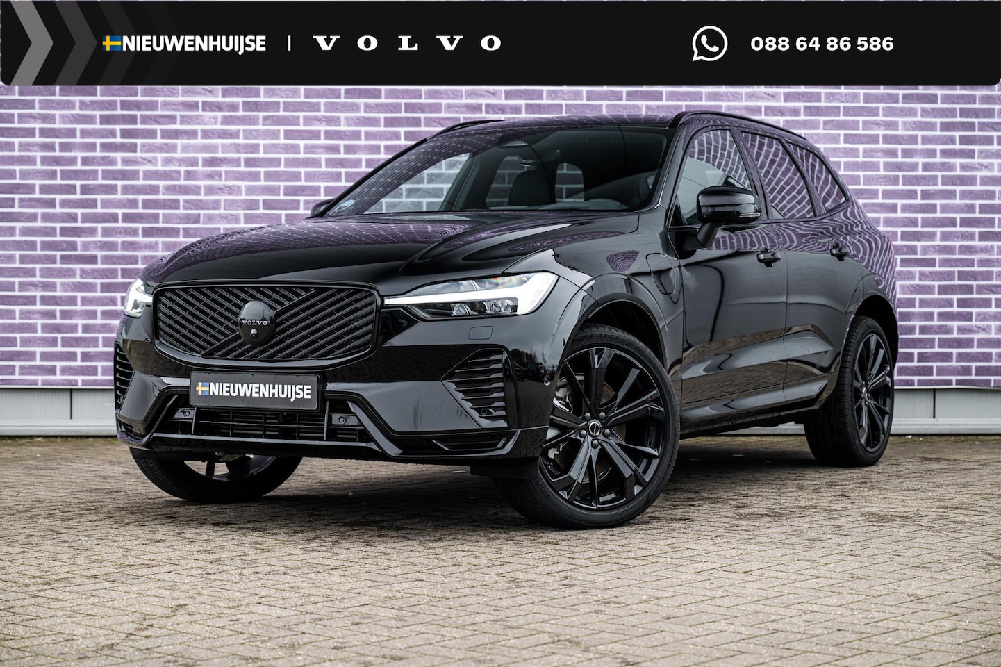 Volvo XC60 - 2.0 T6 Plug-in hybrid AWD Ultra Black Edition | Facelift | Adaptieve Cruise Control | Pano - AutoWereld.nl
