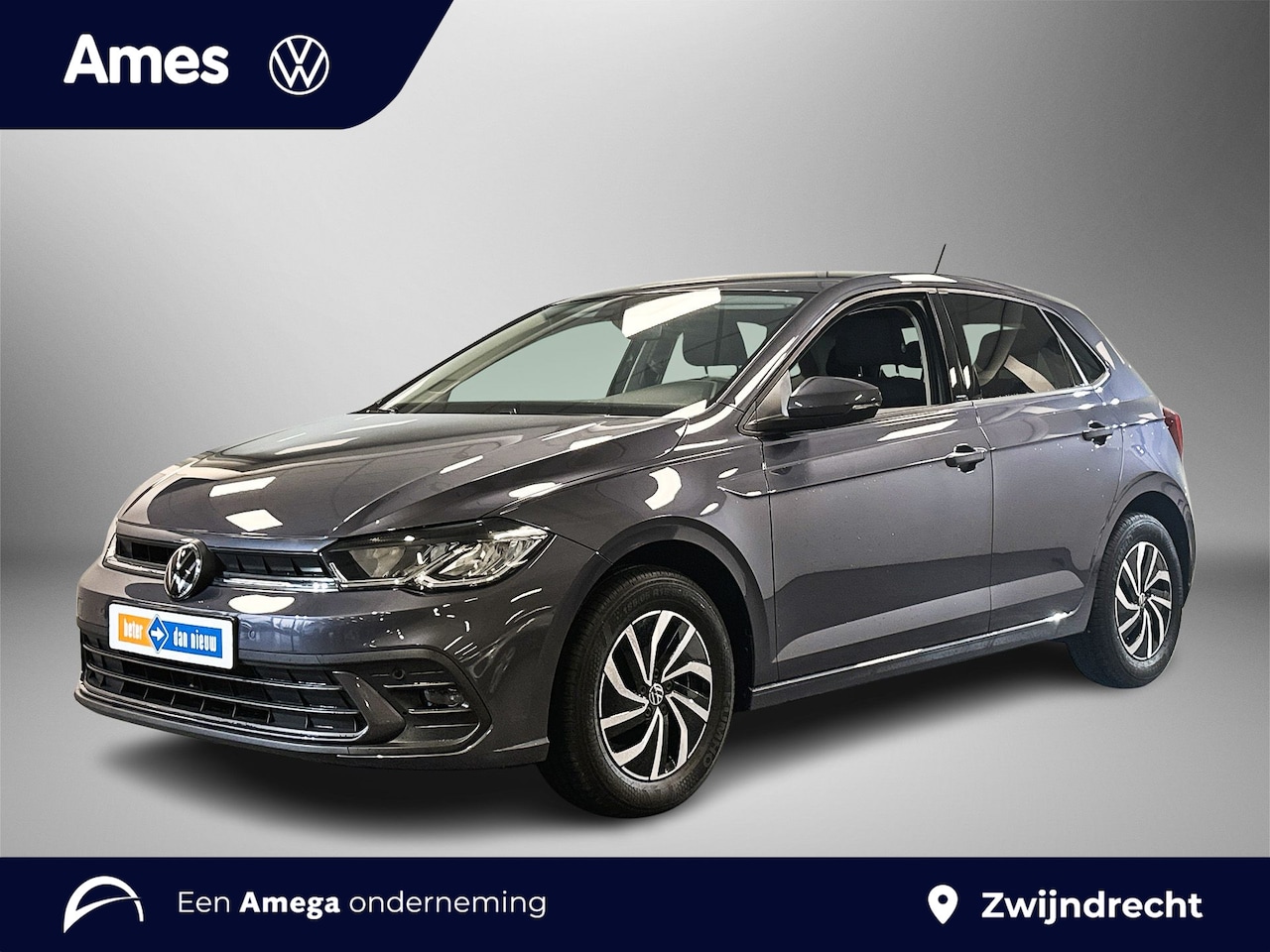 Volkswagen Polo - 1.0 95pk TSI Life Edition Velgen 'Essex', 15 inch lichtmetaal in zwart | Licht en Zicht Pa - AutoWereld.nl