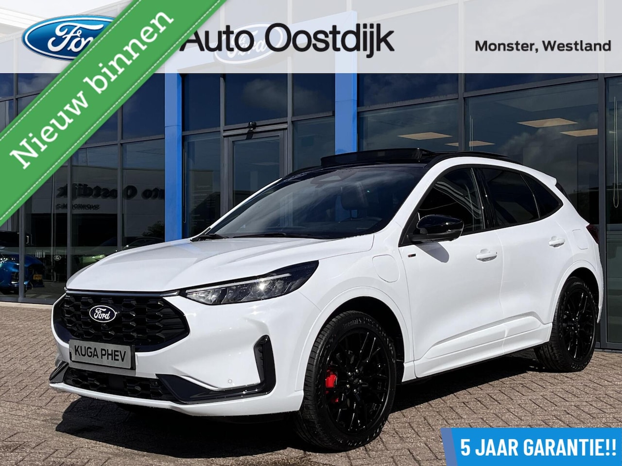 Ford Kuga - 2.5 PHEV ST-Line X 243PK Black Pack €9.500,- Voorraadvoordeel! Elek. Trekhaak Panodak AGR - AutoWereld.nl