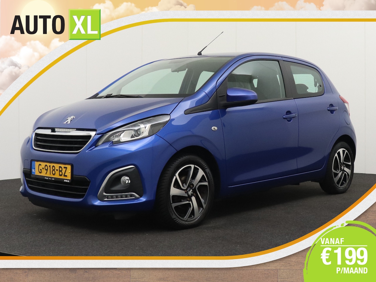 Peugeot 108 - 1.0 e-VTi Allure Navi Airco LMV 15" - AutoWereld.nl