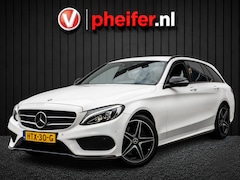 Mercedes-Benz C-klasse Estate - 250 Aut. 211pk AMG-Line Trekhaak/ Head up/ Adapt. cruise/ Blindspot/ 360 Camera/ Navigatie