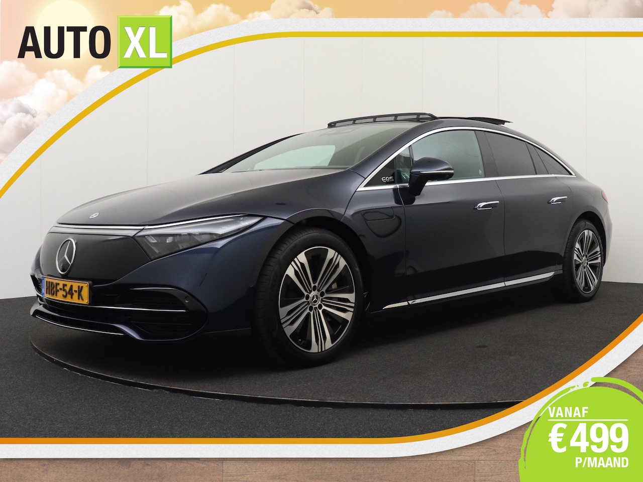 Mercedes-Benz EQS - 450+ Luxury Line 118 kWh Pano-dak Burmester Leder 360' Camera - AutoWereld.nl