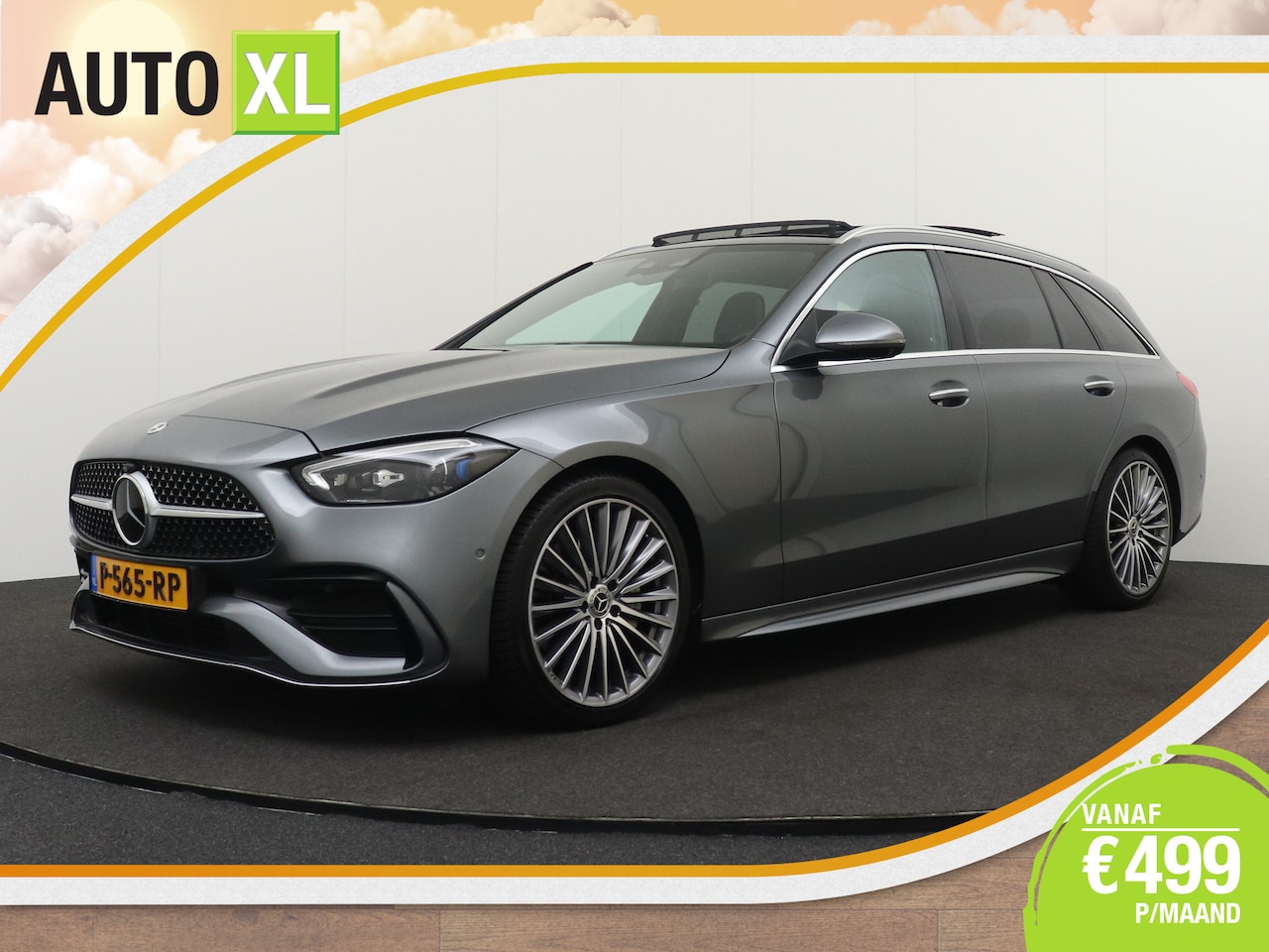 Mercedes-Benz C-klasse Estate - 200 AMG 204 PK Pano-dak Adap.Cruise Laser-Light - AutoWereld.nl