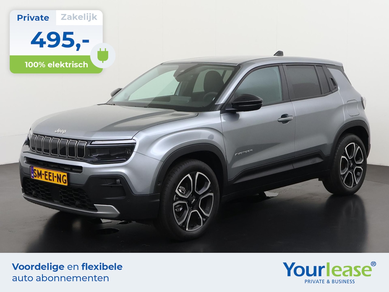 Jeep Avenger - Summit 54 kWh 3 fase | All-in 495,- Private Lease | Direct uit voorraad - AutoWereld.nl