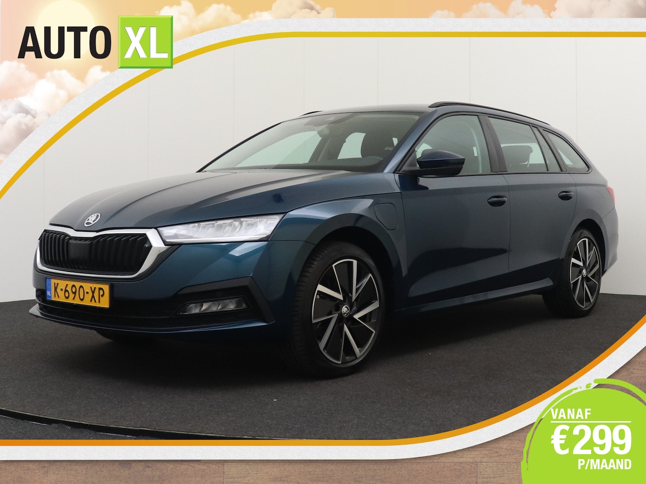 Skoda Octavia Combi - 1.4 TSI iV PHEV Business Sport Trekhaak Carplay 18' velgen - AutoWereld.nl