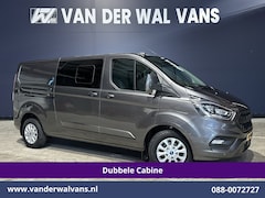 Ford Transit Custom - 2.0 TDCI 170pk Automaat L2H1 Dubbele Cabine Limited Euro6 Airco | 5-Zits| Camera | Navigat