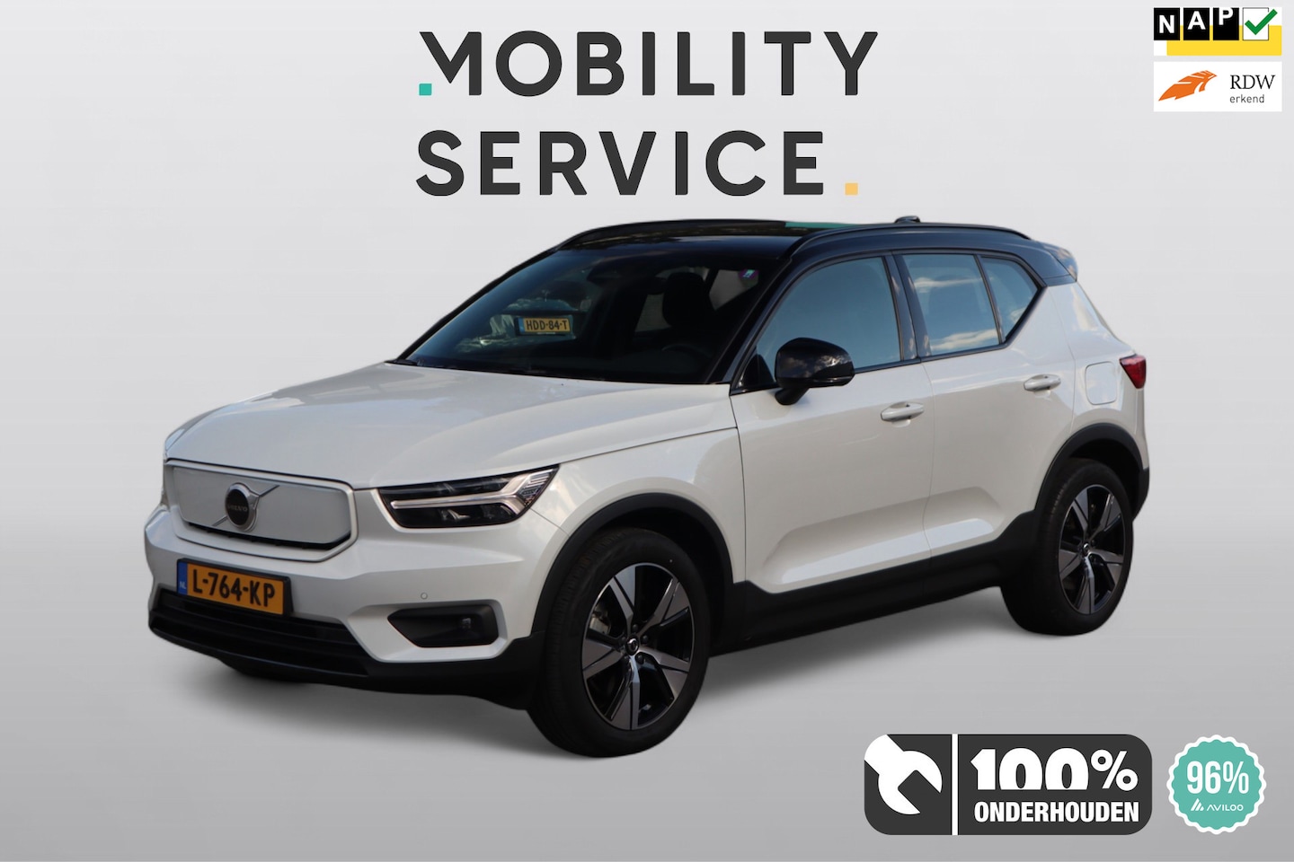 Volvo XC40 - Recharge P8 AWD R-Design SOH 96% Alcan LED VC ACC CarPlay - AutoWereld.nl